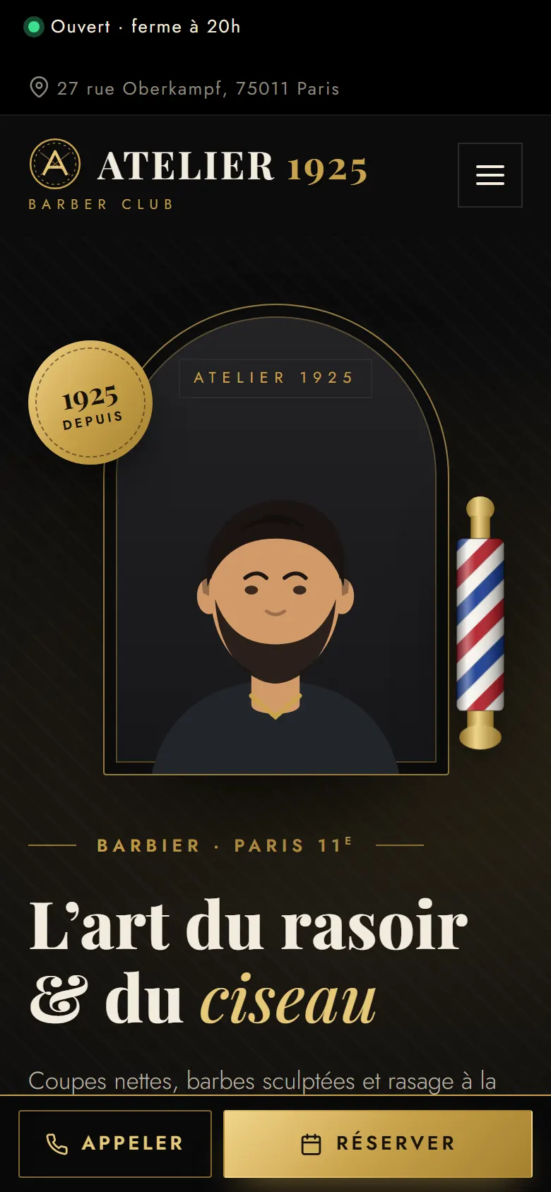 Version mobile de Atelier 1925